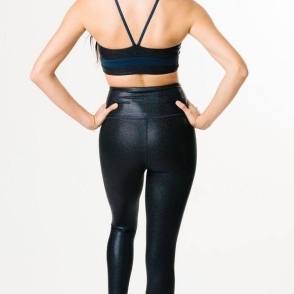 Zyia Active Blue Twilight 7/8 Leggings Size 4 - Picture 2 of 10